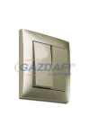 ELEKTRO-PLAST 1411-07 "Sentia" csillárkapcsoló, süllyesztett, szatén, IP20, 250V, 10A, kerettel