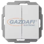   ELEKTRO-PLAST 1411-10 "Sentia" csillárkapcsoló, süllyesztett, fehér, IP20, 250V, 10A, keret nélkül