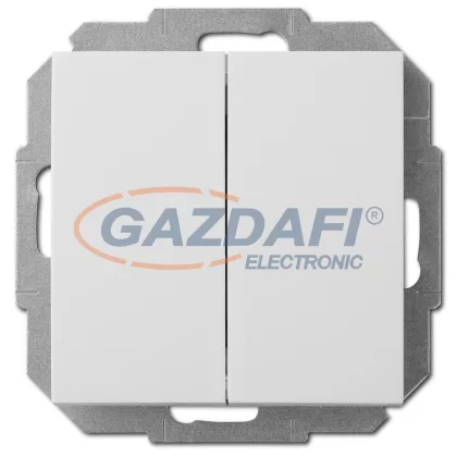   ELEKTRO-PLAST 1411-10 "Sentia" csillárkapcsoló, süllyesztett, fehér, IP20, 250V, 10A, keret nélkül