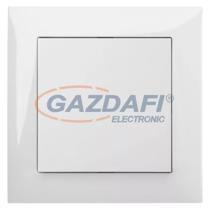 ELEKTRO-PLAST 1412-00 "Sentia" alternatív váltókapcsoló, süllyesztett, fehér, IP20, 250V, 10A, kerettel ELEKTRO-PLAST 1412-00 "Sentia" alternatív váltókapcsoló, süllyesztett, fehér, IP20, 250V, 10A, kerettel