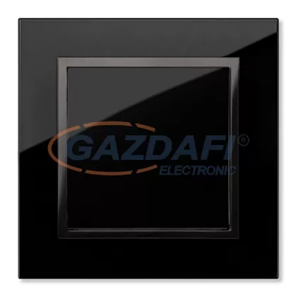  ELEKTRO-PLAST 1412-08 "Sentia" alternatív váltókapcsoló, süllyesztett, fekete, IP20, 250V, 10A, kerettel