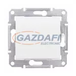  ELEKTRO-PLAST 1412-10 "Sentia" alternatív váltókapcsoló, süllyesztett, fehér, IP20, 250V, 10A, keret nélkül