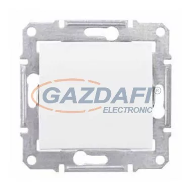 ELEKTRO-PLAST 1412-10 "Sentia" alternatív váltókapcsoló, süllyesztett, fehér, IP20, 250V, 10A, keret nélkül