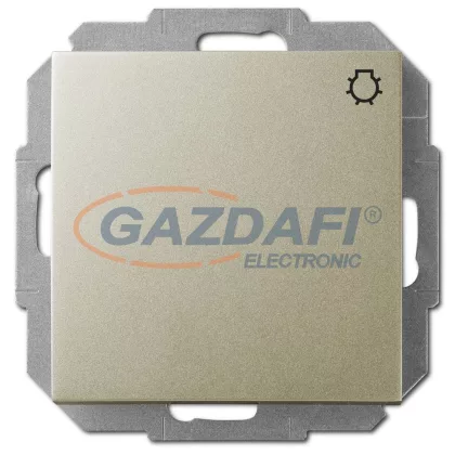 ELEKTRO-PLAST 1413-57 "Sentia" lámpajeles nyomókapcsoló, süllyesztett, szatén, IP20, 250V, 10A, keret nélkül ELEKTRO-PLAST 1413-57 "Sentia" lámpajeles nyomókapcsoló, süllyesztett, szatén, IP20, 250V, 10A, keret nélkül