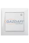 ELEKTRO-PLAST 1414-00 "Sentia" csengőjeles nyomókapcsoló, süllyesztett, fehér, IP20, 250V, 10A, kerettel ELEKTRO-PLAST 1414-00 "Sentia" csengőjeles nyomókapcsoló, süllyesztett, fehér, IP20, 250V, 10A, kerettel