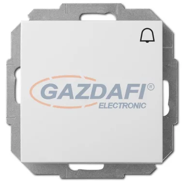 ELEKTRO-PLAST 1414-10 "Sentia" csengőjeles nyomókapcsoló, süllyesztett, fehér, IP20, 250V, 10A, keret nélkül ELEKTRO-PLAST 1414-10 "Sentia" csengőjeles nyomókapcsoló, süllyesztett, fehér, IP20, 250V, 10A, keret nélkül