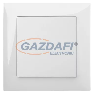 ELEKTRO-PLAST 1415-00 "Sentia" kereszt váltókapcsoló, süllyesztett, fehér, IP20, 250V, 10A, kerettel ELEKTRO-PLAST 1415-00 "Sentia" kereszt váltókapcsoló, süllyesztett, fehér, IP20, 250V, 10A, kerettel
