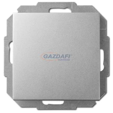 ELEKTRO-PLAST 1415-56 "Sentia" kereszt váltókapcsoló, süllyesztett, ezüst, IP20, 250V, 10A, keret nélkül