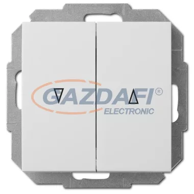 ELEKTRO-PLAST 1416-10 "Sentia" zsalunyomó kapcsoló, süllyesztett, fehér, IP20, 250V, 10A, keret nélkül