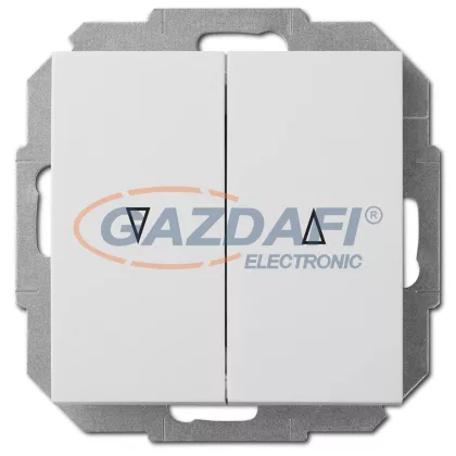 ELEKTRO-PLAST 1416-10 "Sentia" zsalunyomó kapcsoló, süllyesztett, fehér, IP20, 250V, 10A, keret nélkül ELEKTRO-PLAST 1416-10 "Sentia" zsalunyomó kapcsoló, süllyesztett, fehér, IP20, 250V, 10A, keret nélkül