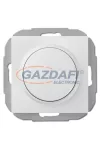 ELEKTRO-PLAST 1417-10 "Sentia" fényerőszabályzó kapcsoló, süllyesztett, fehér, 40-400W, IP20, 250V, 10A, keret nélkül