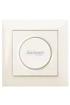 ELEKTRO-PLAST 1417-11 + 1471-01 "Sentia" fényerőszabályzó kapcsoló, süllyesztett, krém, 40-400W, IP20, 250V, 10A, kerettel
