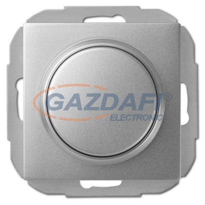   ELEKTRO-PLAST 1417-56 "Sentia" fényerőszabályzó kapcsoló, süllyesztett, ezüst, IP44, 40-400W, keret nélkül