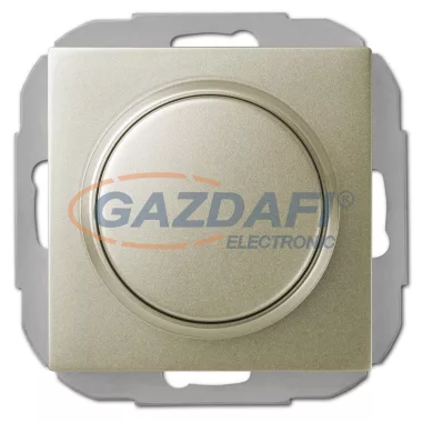 ELEKTRO-PLAST 1417-57 "Sentia" fényerőszabályzó kapcsoló, süllyesztett, szatén, IP44, 40-400W, keret nélkül ELEKTRO-PLAST 1417-57 "Sentia" fényerőszabályzó kapcsoló, süllyesztett, szatén, IP44, 40-400W, keret nélkül