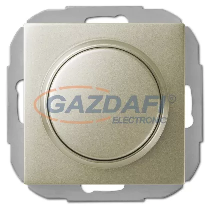   ELEKTRO-PLAST 1417-57 "Sentia" fényerőszabályzó kapcsoló, süllyesztett, szatén, IP44, 40-400W, keret nélkül