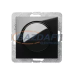   ELEKTRO-PLAST 1417-58 "Sentia" fényerőszabályzó kapcsoló, süllyesztett, fekete, IP44, 40-400W, keret nélkül