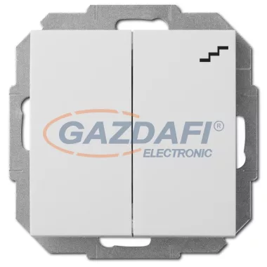 ELEKTRO-PLAST 1418-10 "Sentia" dupla váltókapcsoló, süllyesztett, fehér, IP20, 250V, 10A, keret nélkül ELEKTRO-PLAST 1418-10 "Sentia" dupla váltókapcsoló, süllyesztett, fehér, IP20, 250V, 10A, keret nélkül