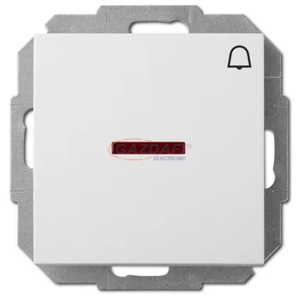 ELEKTRO-PLAST 1427-10 "Sentia" csengőjeles, jelzőfényes kapcsoló, süllyesztett, fehér, IP20, 250V, 10A, keret nélkül ELEKTRO-PLAST 1427-10 "Sentia" csengőjeles, jelzőfényes kapcsoló, süllyesztett, fehér, IP20, 250V, 10A, keret nélkül