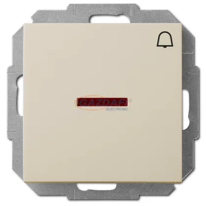 ELEKTRO-PLAST 1427-11 "Sentia" csengőjeles, jelzőfényes kapcsoló, süllyesztett, krém, IP20, 250V, 10A, keret nélkül ELEKTRO-PLAST 1427-11 "Sentia" csengőjeles, jelzőfényes kapcsoló, süllyesztett, krém, IP20, 250V, 10A, keret nélkül