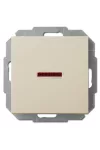 ELEKTRO-PLAST 1428-11 "Sentia" keresztkapcsoló, jelzőfényes, süllyesztett, krém, IP20, 250V, 10A, keret nélkül ELEKTRO-PLAST 1428-11 "Sentia" keresztkapcsoló, jelzőfényes, süllyesztett, krém, IP20, 250V, 10A, keret nélkül