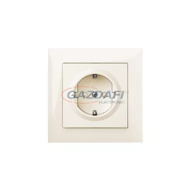 ELEKTRO-PLAST 1437-11 "Sentia" csatlakozó aljzat, 2P+F, krém, keret nélkül ELEKTRO-PLAST 1437-11 "Sentia" csatlakozó aljzat, 2P+F, krém, keret nélkül