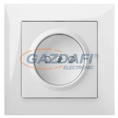 ELEKTRO-PLAST 1440-00 "Sentia" süllyesztett, földeletlen dugalj, fehér, IP20, kerettel, kerettel ELEKTRO-PLAST 1440-00 "Sentia" süllyesztett, földeletlen dugalj, fehér, IP20, kerettel, kerettel