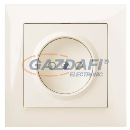 ELEKTRO-PLAST 1440-01 "Sentia" süllyesztett, földeletlen dugalj, krém, IP20, kerettel, kerettel ELEKTRO-PLAST 1440-01 "Sentia" süllyesztett, földeletlen dugalj, krém, IP20, kerettel, kerettel