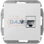   ELEKTRO-PLAST 1448-10 "Sentia" süllyesztett CAT5e/RJ45 Informatikai csatlakozó aljzat, fehér, keret nélkül