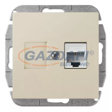ELEKTRO-PLAST 1448-11 "Sentia" süllyesztett CAT5e/RJ45 Informatikai csatlakozó aljzat, krém, keret nélkül ELEKTRO-PLAST 1448-11 "Sentia" süllyesztett CAT5e/RJ45 Informatikai csatlakozó aljzat, krém, keret nélkül