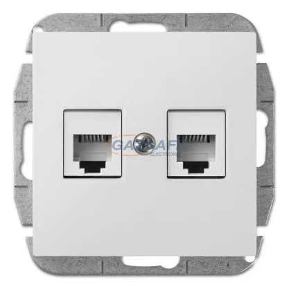 ELEKTRO-PLAST 1451-10 "Sentia" süllyesztett 2xRJ11 aljzat, fehér, keret nélkül ELEKTRO-PLAST 1451-10 "Sentia" süllyesztett 2xRJ11 aljzat, fehér, keret nélkül