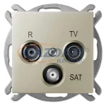   ELEKTRO-PLAST 1453-57 "Sentia" R-TV-SAT aljzat végzáró, szatén, keret nélkül