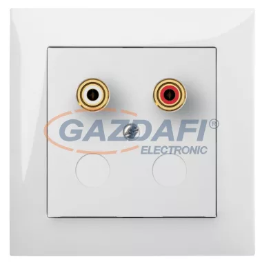 ELEKTRO-PLAST 1457-00 "Sentia" süllyesztett hangszóró aljzat, fehér, keret nélkül, kerettel ELEKTRO-PLAST 1457-00 "Sentia" süllyesztett hangszóró aljzat, fehér, keret nélkül, kerettel