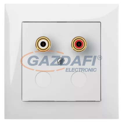 ELEKTRO-PLAST 1457-00 "Sentia" süllyesztett hangszóró aljzat, fehér, keret nélkül, kerettel ELEKTRO-PLAST 1457-00 "Sentia" süllyesztett hangszóró aljzat, fehér, keret nélkül, kerettel