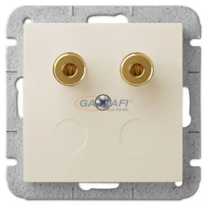 ELEKTRO-PLAST 1457-11 "Sentia" süllyesztett hangszóró aljzat, krém, keret nélkül ELEKTRO-PLAST 1457-11 "Sentia" süllyesztett hangszóró aljzat, krém, keret nélkül