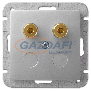 ELEKTRO-PLAST 1457-56 "Sentia" süllyesztett hangszóró aljzat, ezüst, keret nélkül ELEKTRO-PLAST 1457-56 "Sentia" süllyesztett hangszóró aljzat, ezüst, keret nélkül