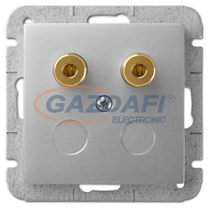 ELEKTRO-PLAST 1457-56 "Sentia" süllyesztett hangszóró aljzat, ezüst, keret nélkül ELEKTRO-PLAST 1457-56 "Sentia" süllyesztett hangszóró aljzat, ezüst, keret nélkül
