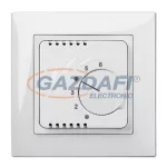   ELEKTRO-PLAST 1464-00 "Sentia" hőfokszabályozó kerettel, fehér