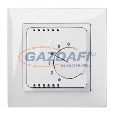 ELEKTRO-PLAST 1464-00 "Sentia" hőfokszabályozó kerettel, fehér ELEKTRO-PLAST 1464-00 "Sentia" hőfokszabályozó kerettel, fehér