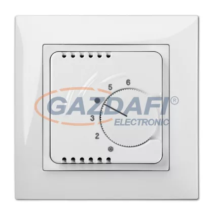   ELEKTRO-PLAST 1464-00 "Sentia" hőfokszabályozó kerettel, fehér