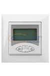 ELEKTRO-PLAST 1465-00 "Sentia" LCD hőfokszabályozó kerettel, fehér