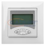   ELEKTRO-PLAST 1465-00 "Sentia" LCD hőfokszabályozó kerettel, fehér