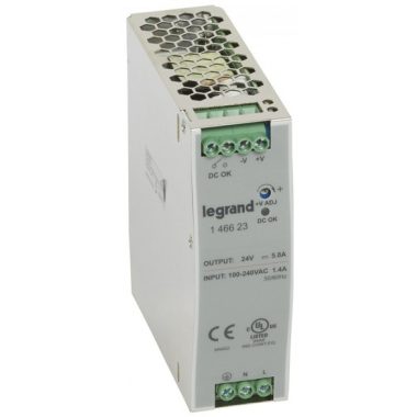 LEGRAND 146623 power supply 120VA 115-230/24V= switching mode stabilized