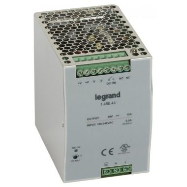 LEGRAND 146644 power supply 480VA 115-230/48V= switching mode stabilized