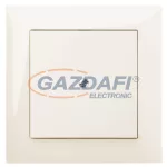   ELEKTRO-PLAST 1470-01 "Sentia" vakfedél, krém, kerettel