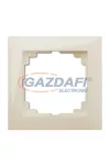 ELEKTRO-PLAST 1471-01 "Sentia" egyes keret, krém, IP20, 250V, 10A ELEKTRO-PLAST 1471-01 "Sentia" egyes keret, krém, IP20, 250V, 10A