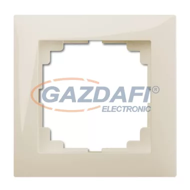 ELEKTRO-PLAST 1471-01 "Sentia" egyes keret, krém, IP20, 250V, 10A