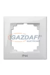 ELEKTRO-PLAST 1471-40 "Sentia" egyes keret, fehér, IP44, 250V, 10A