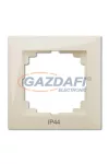 ELEKTRO-PLAST 1471-41 "Sentia" egyes keret, krém, IP44, 250V, 10A ELEKTRO-PLAST 1471-41 "Sentia" egyes keret, krém, IP44, 250V, 10A