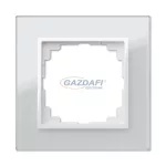   ELEKTRO-PLAST 1471-62 "Sentia" egyes üveg keret, fehér, IP20, 250V, 10A