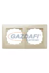ELEKTRO-PLAST 1472-01 "Sentia" univerzális kettes keret, krém, IP20, 250V, 10A ELEKTRO-PLAST 1472-01 "Sentia" univerzális kettes keret, krém, IP20, 250V, 10A